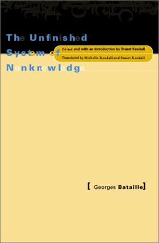 Imagen de archivo de Unfinished System of Nonknowledge a la venta por Better World Books