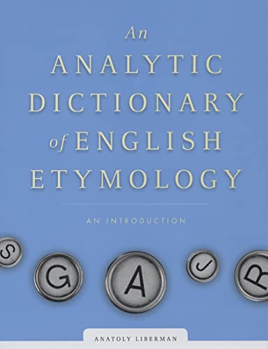 Stock image for An Analytic Dictionary of English Etymology : An Introduction for sale by Better World Books