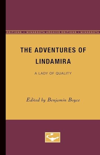 Stock image for The Adventures of Lindamira : A Lady of Quality for sale by Better World Books