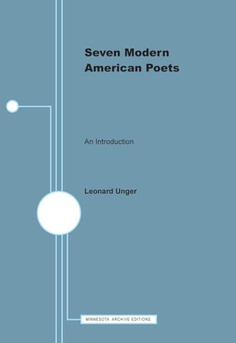 Stock image for Seven Modern American Poets : An Introduction for sale by Better World Books