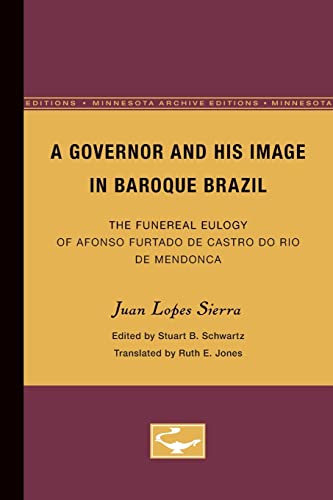 Beispielbild fr A Governor and His Image in Baroque Brazil zum Verkauf von Blackwell's