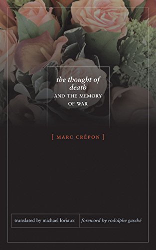 Stock image for The Thought of Death and the Memory of War for sale by St Vincent de Paul of Lane County