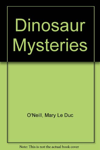 Beispielbild fr Dinosaur Mysteries zum Verkauf von Better World Books