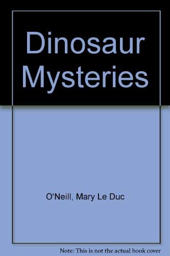 Beispielbild fr Dinosaur Mysteries zum Verkauf von 2Vbooks