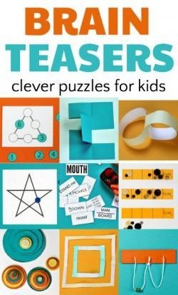 Stock image for Brain Teasers and Puzzles for Kids for sale by Better World Books: West