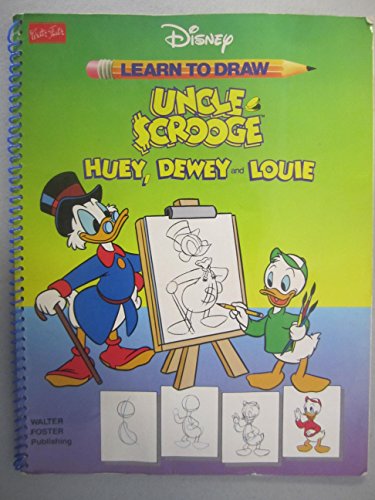 Imagen de archivo de Disney learn to Draw Uncle Scrooge, Huey, dewey and Louie a la venta por HPB-Ruby