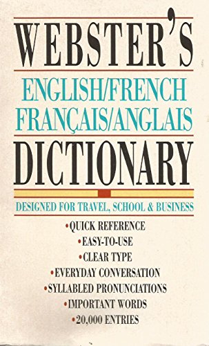Stock image for Webster's English-French - Francais-Anglais Dictionary for sale by Better World Books