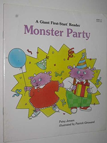 Stock image for Monster Party (Giant First-Start Reader Series) for sale by Wonder Book