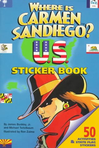 Stock image for Where Is Carmen Sandiego? U. S. Sticker Book for sale by Better World Books
