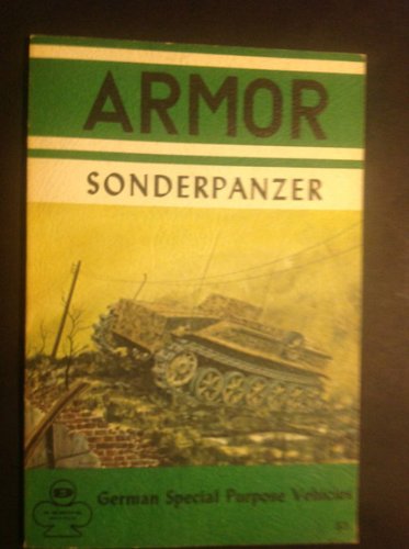 Stock image for Sonderpanzer: German Special Purpose Vehicles - Armor Series 9 for sale by Half Price Books Inc.
