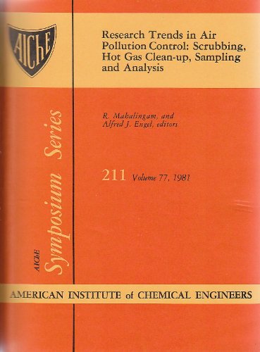 Imagen de archivo de Research Trends in Air Pollution Control : Scrubbing, Hot Gas Clean-Up, Sampling and Analysis a la venta por Better World Books