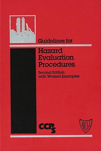 Imagen de archivo de Guidelines for Hazard Evaluation Procedures, with Worked Examples a la venta por HPB-Red
