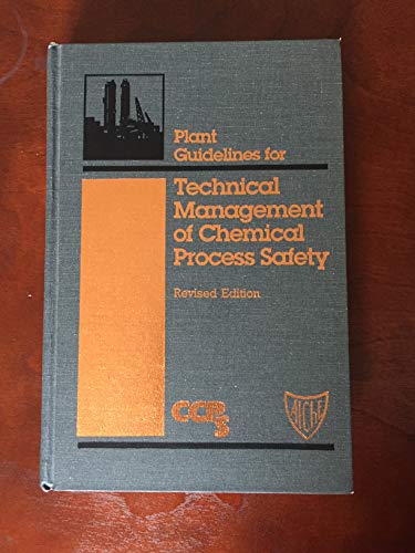 Stock image for Plant Guidelines for Technical Management of Chemical Process Safety for sale by HPB-Red