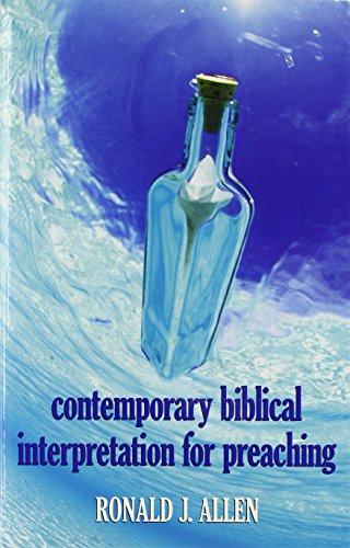 Beispielbild fr Contemporary Biblical Interpretation for Preaching zum Verkauf von BooksRun