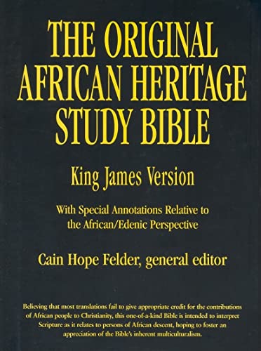 Stock image for Original African Heritage Study Bible-KJV for sale by Lakeside Books