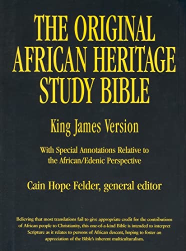 KJV Original African Heritage Study Bible-Blk Imit