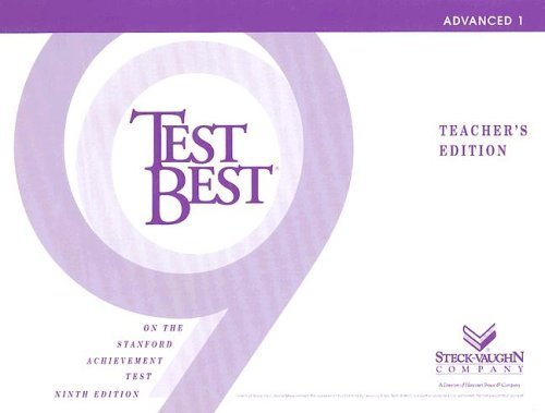 Stock image for Test Best on the Sat: Advanced 1 for sale by Hawking Books