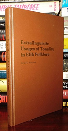 Beispielbild fr Extralinguistic Usages of Tonality in Efik Folklore zum Verkauf von Books From California