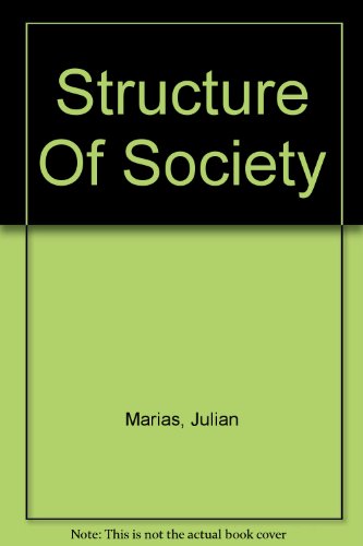 Beispielbild fr Structure of Society zum Verkauf von Better World Books