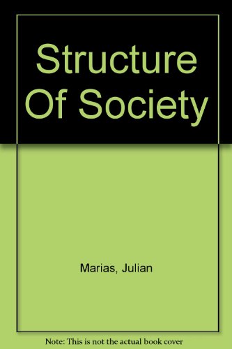 Imagen de archivo de Structure of Society a la venta por Better World Books