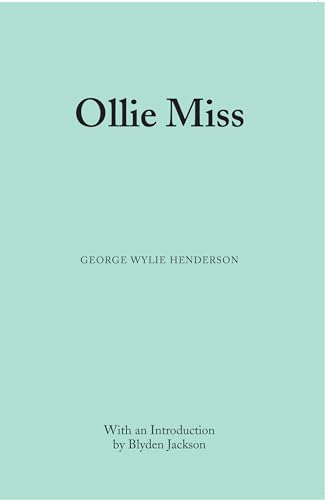 Stock image for Ollie Miss (Library Alabama Classics) for sale by Wonder Book