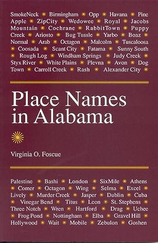 Stock image for Place Names in Alabama for sale by Sessions Book Sales