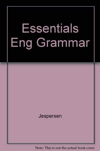 9780817304508: Essentials of English Grammar