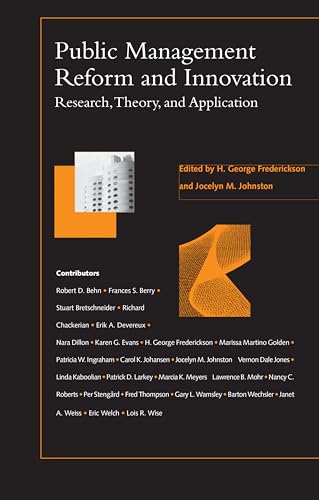 Imagen de archivo de Public Management Reform and Innovation: Research, Theory, and Application a la venta por Open Books