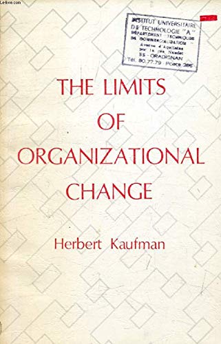 Imagen de archivo de Limits of Organizational Change a la venta por HPB-Ruby