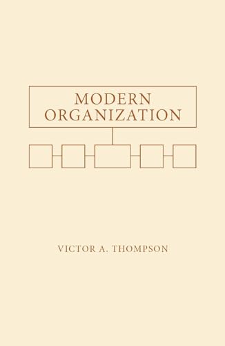Beispielbild fr Modern Organization zum Verkauf von Open Books