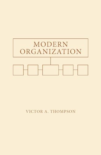 Imagen de archivo de Modern Organization a la venta por Open Books