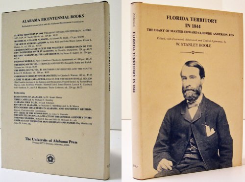 Stock image for Florida Territory in 1844: The Diary of Master Edward C. Anderson, USN for sale by RW Books