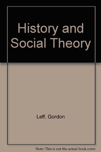Imagen de archivo de History and Social Theory a la venta por Better World Books