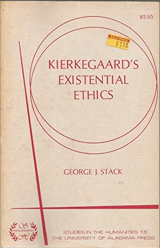 Beispielbild fr Kierkegaard's existential ethics (Studies in the humanities : Philosophy ; no. 16) zum Verkauf von Open Books