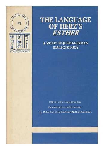Stock image for The Language of Herz's Esther for sale by UHR Books