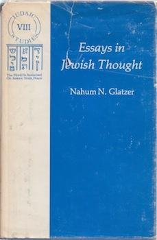 Beispielbild fr Essays in Jewish Thought zum Verkauf von Better World Books