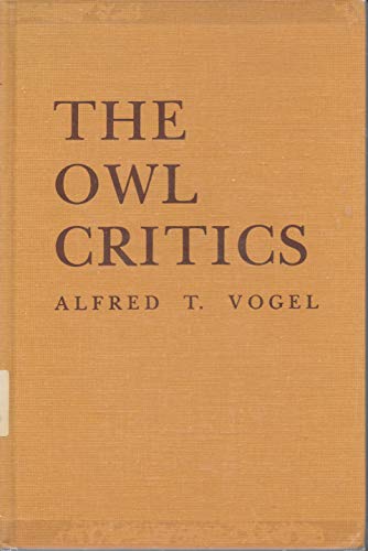 Beispielbild fr THE OWL CRITICS zum Verkauf von Neil Shillington: Bookdealer/Booksearch