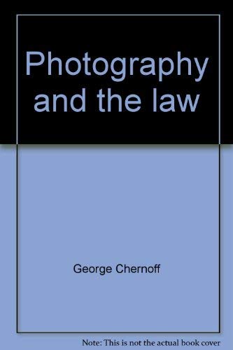 Imagen de archivo de Photography and the Law a la venta por Better World Books