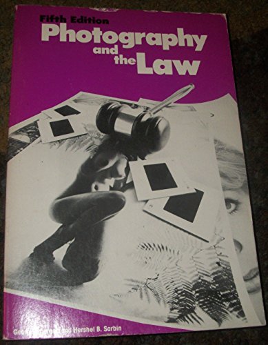 Stock image for Photography and the Law for sale by Black and Read Books, Music & Games