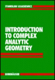 Beispielbild fr Introduction to Complex Analytic Geometry zum Verkauf von Smith Family Bookstore Downtown