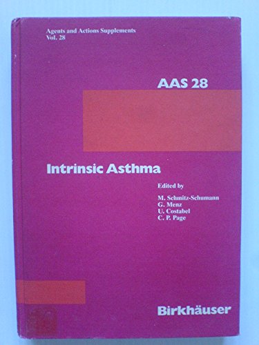 Imagen de archivo de Intrinsic Asthma: (Agents and Actions Supplements Vol. 28) a la venta por The Book Exchange