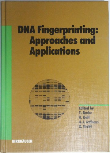 Stock image for DNA Fingerprinting: Approaches and Applications (Exs) for sale by Phatpocket Limited
