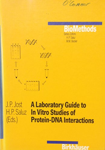 Beispielbild fr A Laboratory Guide to in Vitro Studies of Protein-DNA Interactions zum Verkauf von Ammareal