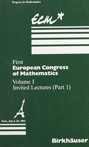 9780817628017: Proceedings of the First European Congress of Mathematics, Paris, July 1992: 119 (Progress in Mathematics)