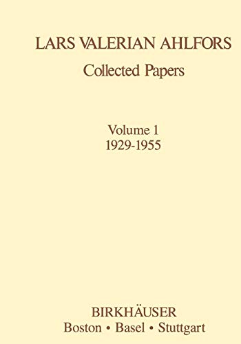 Beispielbild fr Collected Papers Volume 1 19291955 zum Verkauf von Buchpark