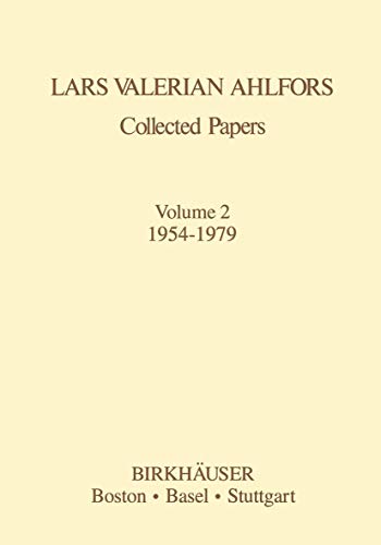 9780817630768: Collected Papers Vol 2: 1954-1979 (Contemporary Mathematicians)