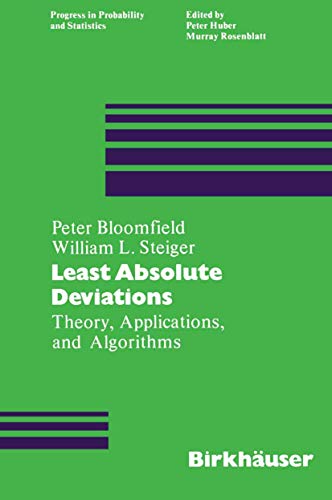 Beispielbild fr Least Absolute Deviations: Theory, Applications and Algorithms (Progress in Probability) zum Verkauf von Phatpocket Limited