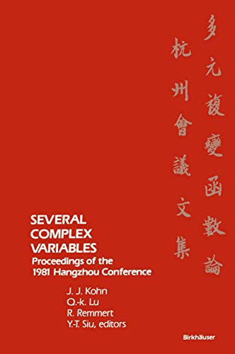 9780817631895: Several Complex Variables: Proceedings Of The 1981 Hangzhou Conference