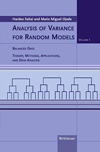 Stock image for Analysis of Variance for Random Models: Volume I: Balanced Data Theory, Methods, Applications and Data Analysis for sale by Reader's Corner, Inc.