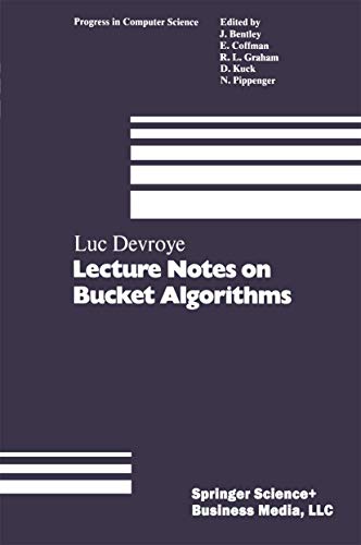Beispielbild fr Lecture Notes on Bucket Algorithms zum Verkauf von Ammareal